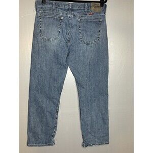 Wrangler Jeans Mens 34x30 Relaxed Fit Cotton Denim 9TRLFST Tag 34x30 Act(34x28)